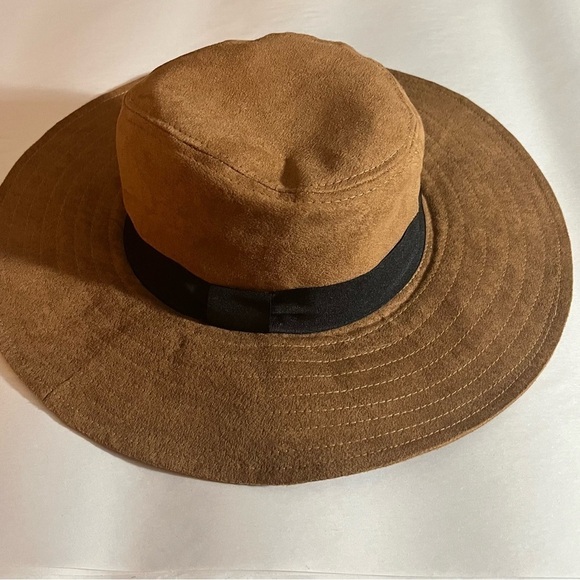 Scala pronto felt festival boho fedora bohemian hat Cocoa camel color - Picture 8 of 11